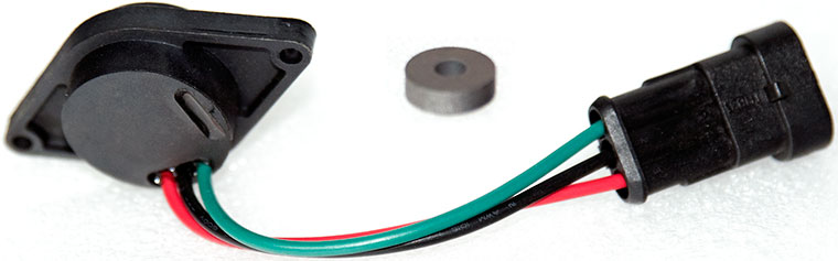 Speed Sensor for AMD KDS EZGO ClubCar DC SepEx Motor, with Magnet and Connector